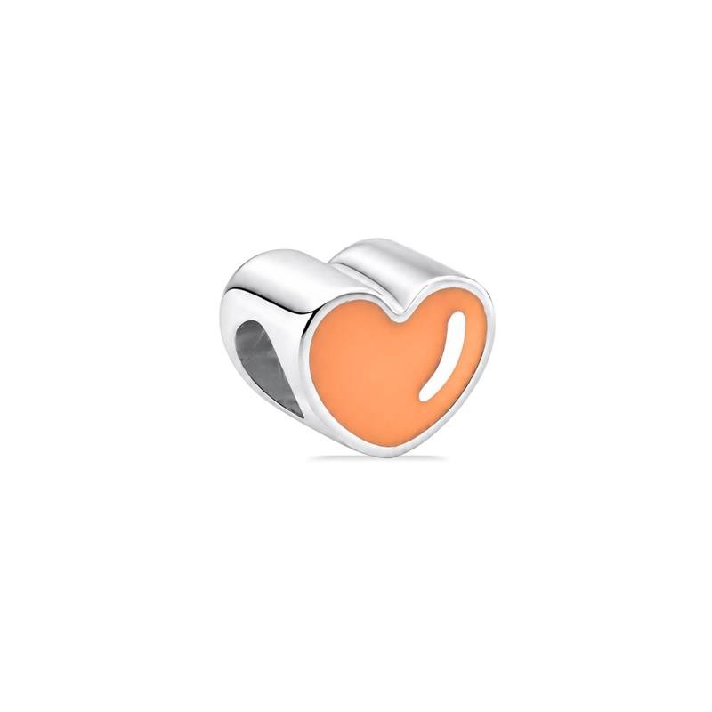 CHARM SEPARADOR CORAÇÃO RESINADO