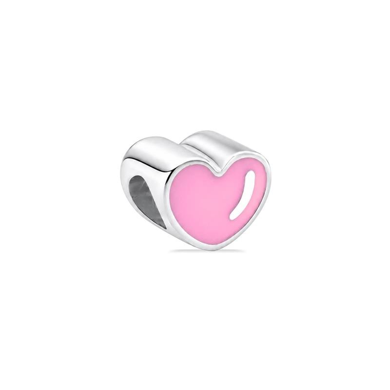 CHARM SEPARADOR CORAÇÃO RESINADO
