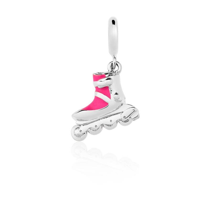 CHARM PENDENTE PATINS COM DETALHES EM RESINA