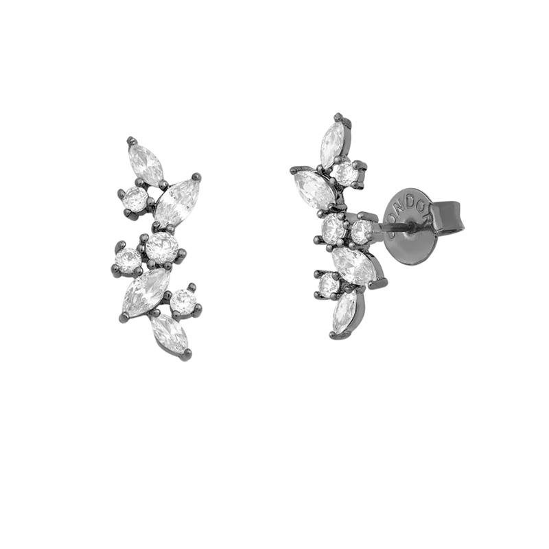 BRINCO EAR HOOK COM PEDRAS DE ZIRCÔNIA