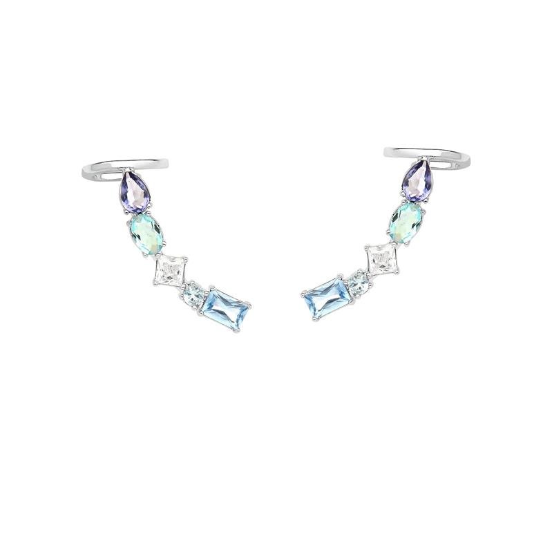 BRINCO EAR CUFF COM PEDRAS