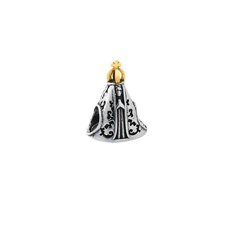 CHARM SEPARADOR NOSSA SENHORA APARECIDA DETALHES COM RÓDIO