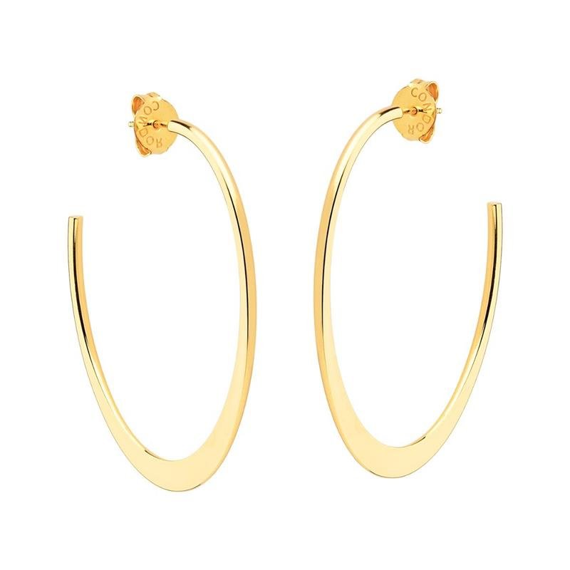 BRINCO ARGOLA OVAL METAL