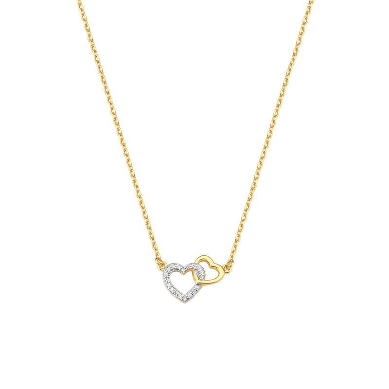 GARGANTILHA CORAÇÕES ENTRELAÇADOS