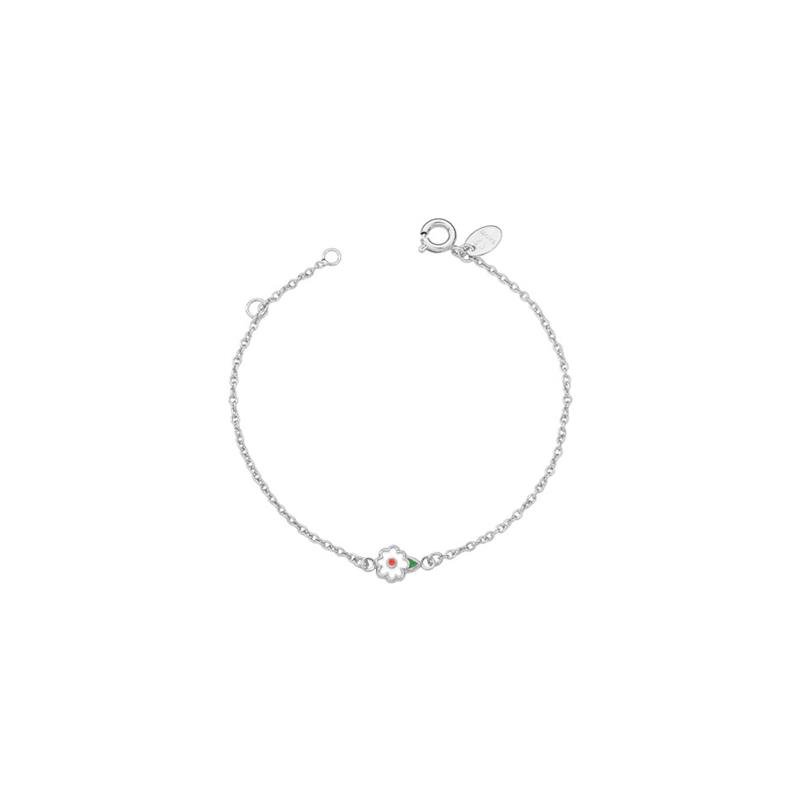 PULSEIRA MARGARIDA COM DETALHES EM RESINA