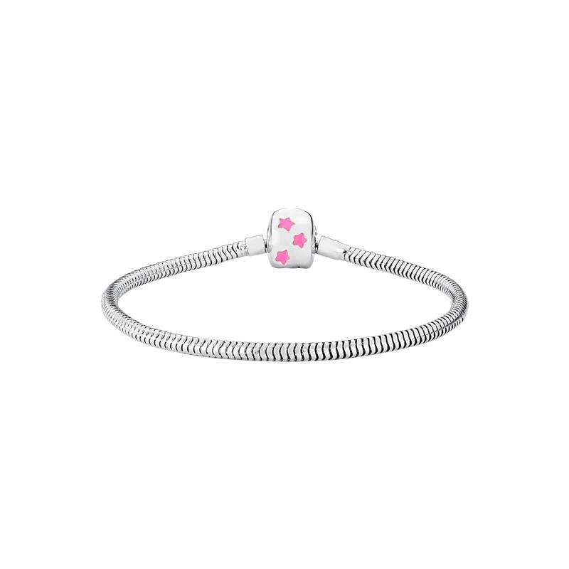 PULSEIRA SENTIMENTOS INFANTIL MALEÁVEL FECHO ESTRELINHAS COM RESINA