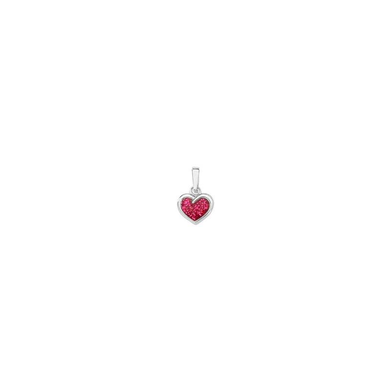 PINGENTE CORAÇÃO LOVE DETALHES EM RESINA
