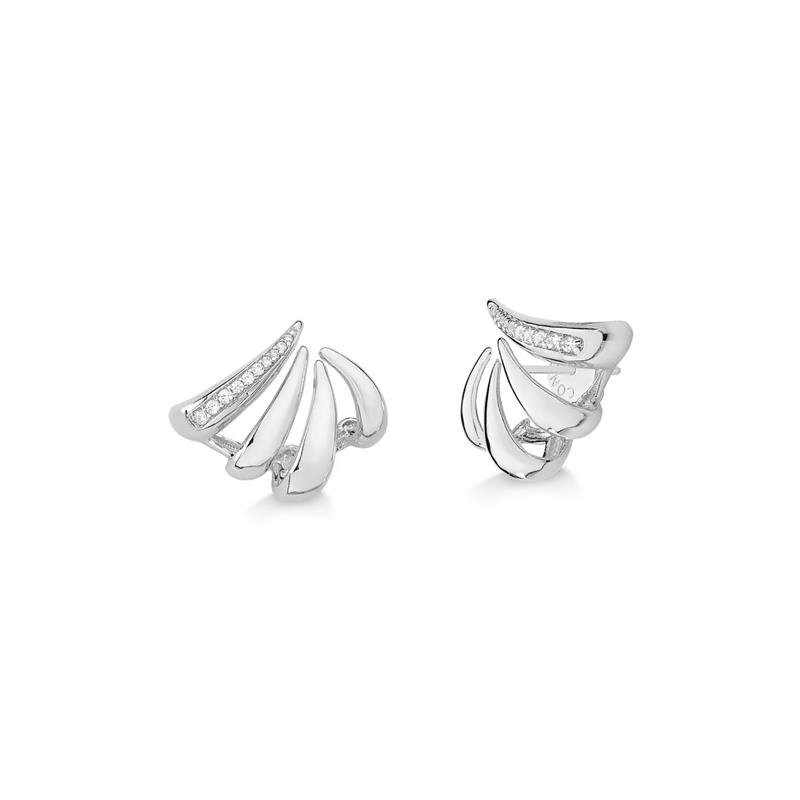 BRINCO CURVAS COM PEDRAS DE ZIRCÔNIA
