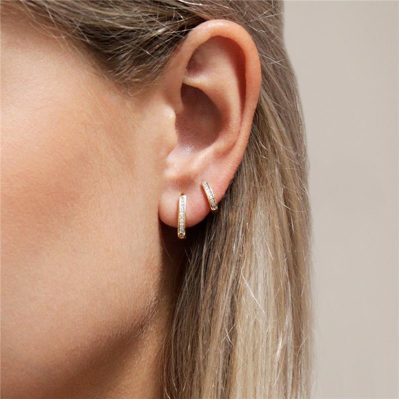 BRINCO CLICK OVAL 11X14 MM GRANDE CRAVEJADO