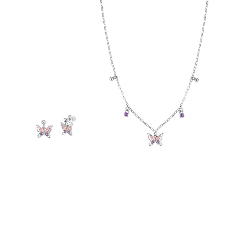 CONJUNTO BORBOLETA PENDENTE