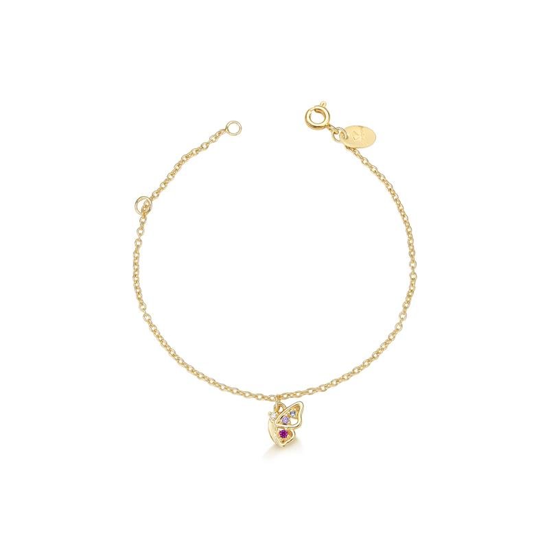 PULSEIRA BORBOLETA COM DETALHES EM RÓDIO