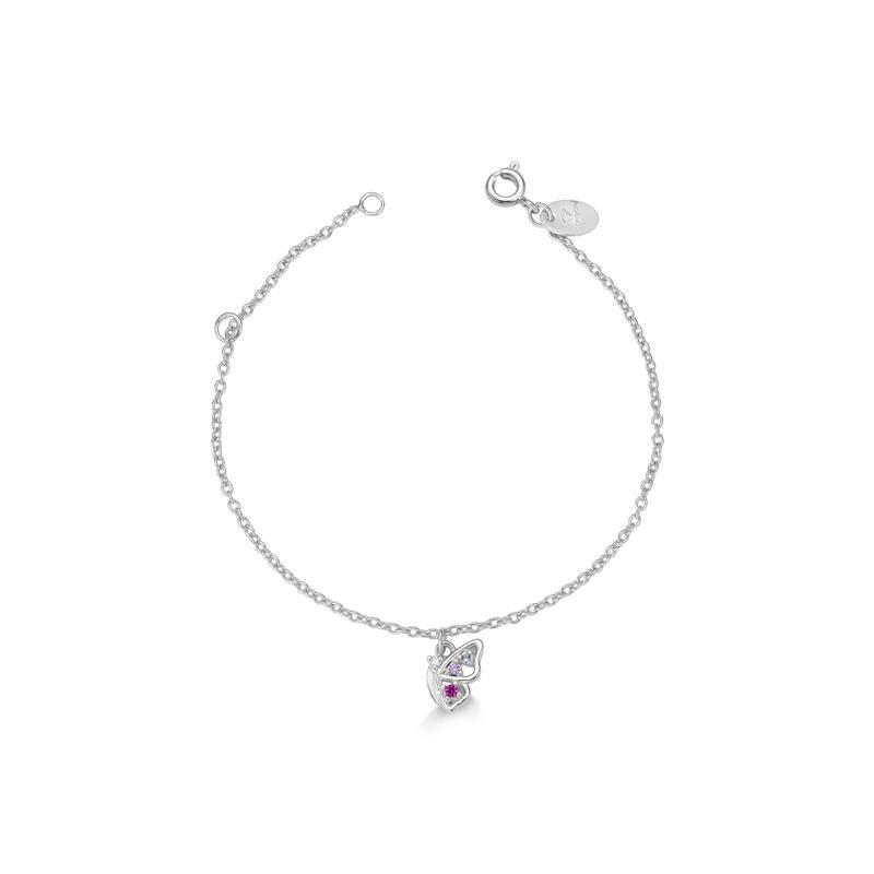 PULSEIRA BORBOLETA COM DETALHES EM RÓDIO