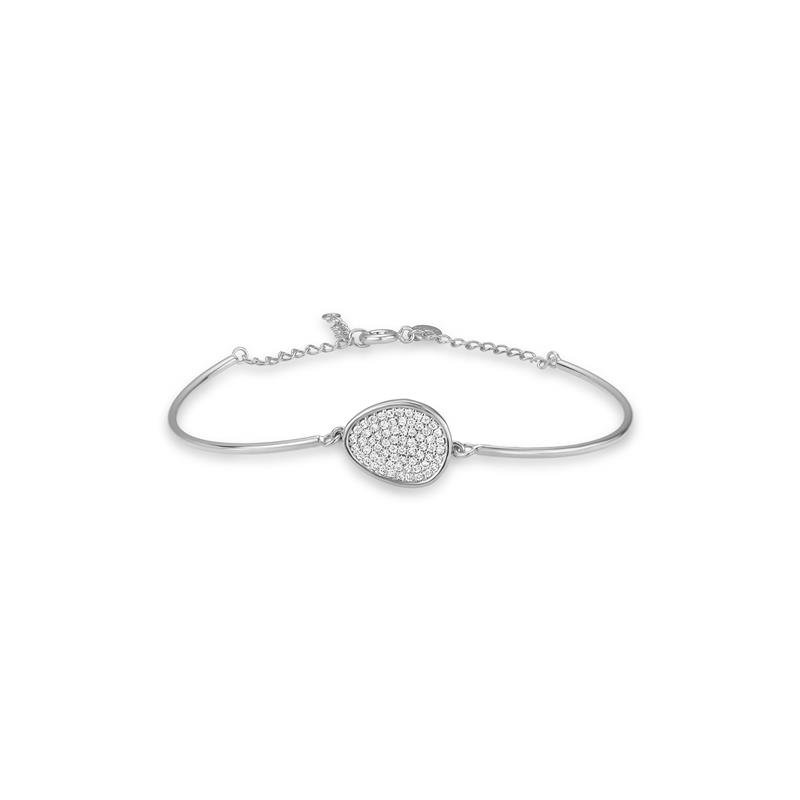 PULSEIRA MÓDULO OVAL ORGÂNICO CRAVEJADO