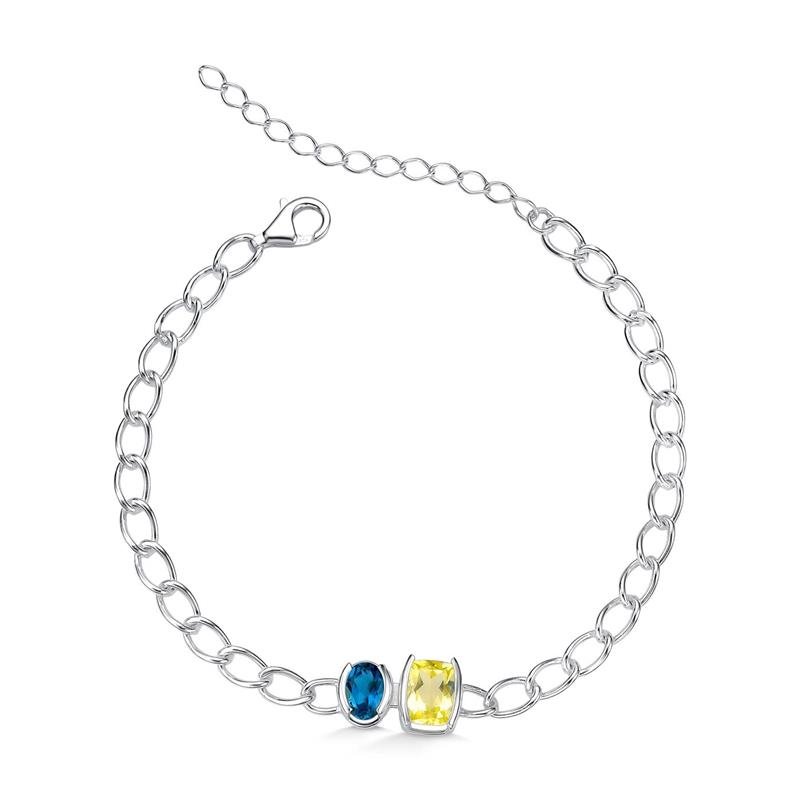 PULSEIRA PEDRA NATURAL RETANGULAR E OVAL