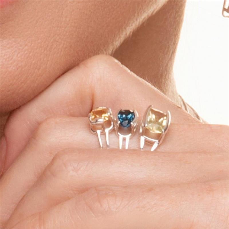 ANEL PEDRA NATURAL OCTAGONAL 5x5 MM