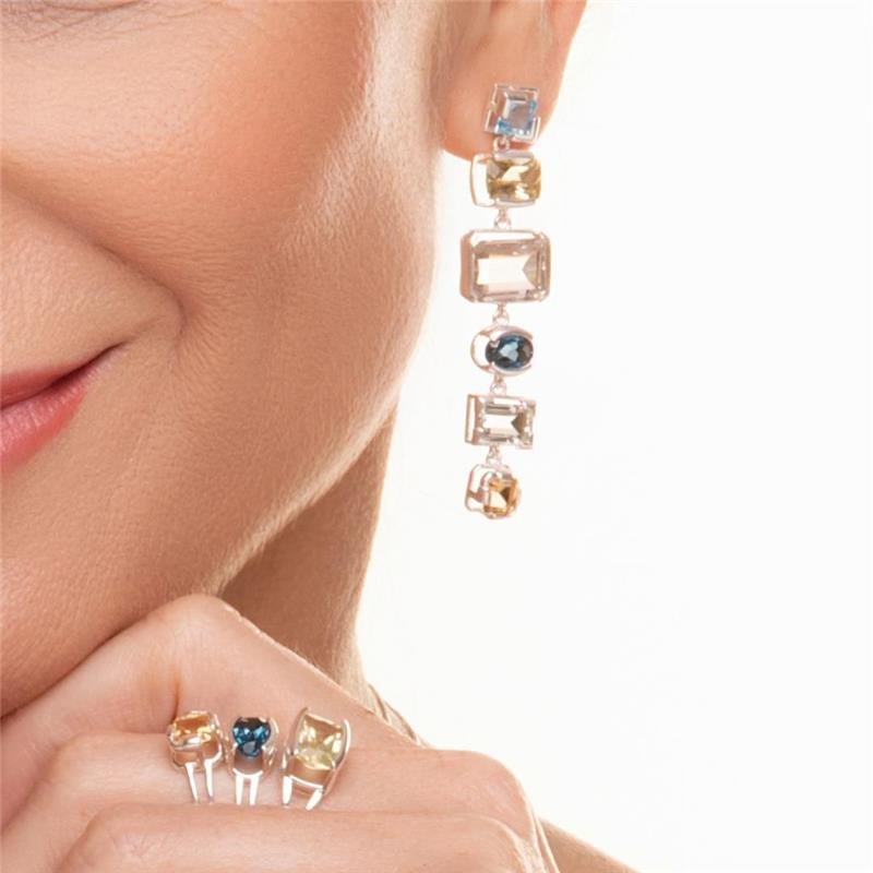 ANEL PEDRA NATURAL OCTAGONAL 5x5 MM