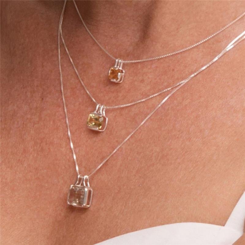 PINGENTE PEDRA NATURAL 6X8 MM