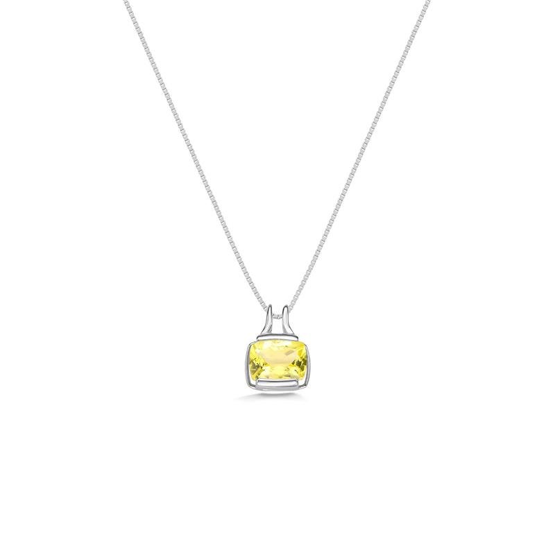 GARGANTILHA PINGENTE PEDRA NATURAL 6X8 MM